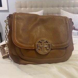 Used Tory Burch Crossbody Bag with gold hardware